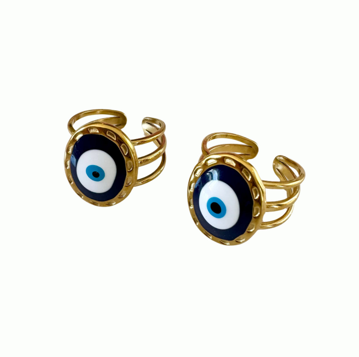 Oval eye ring