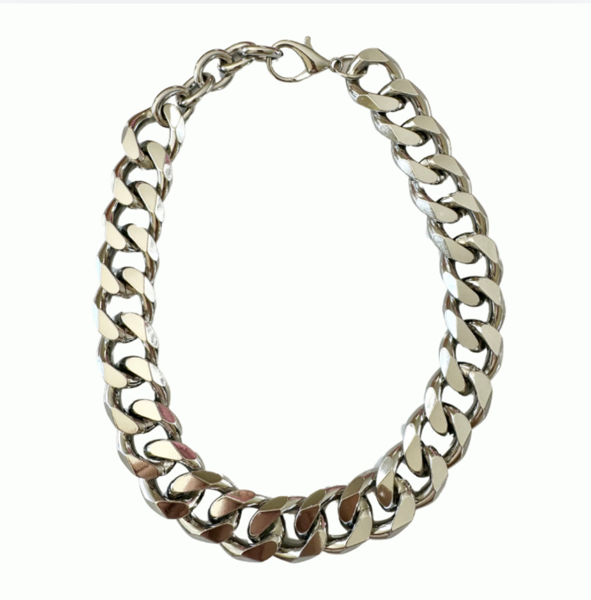 Chunky silver chain