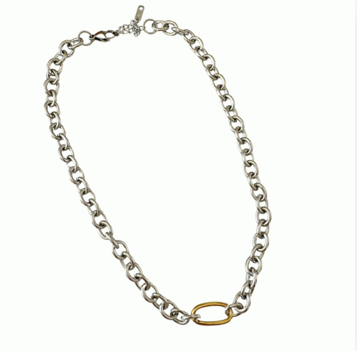 Essential silver and gold chain