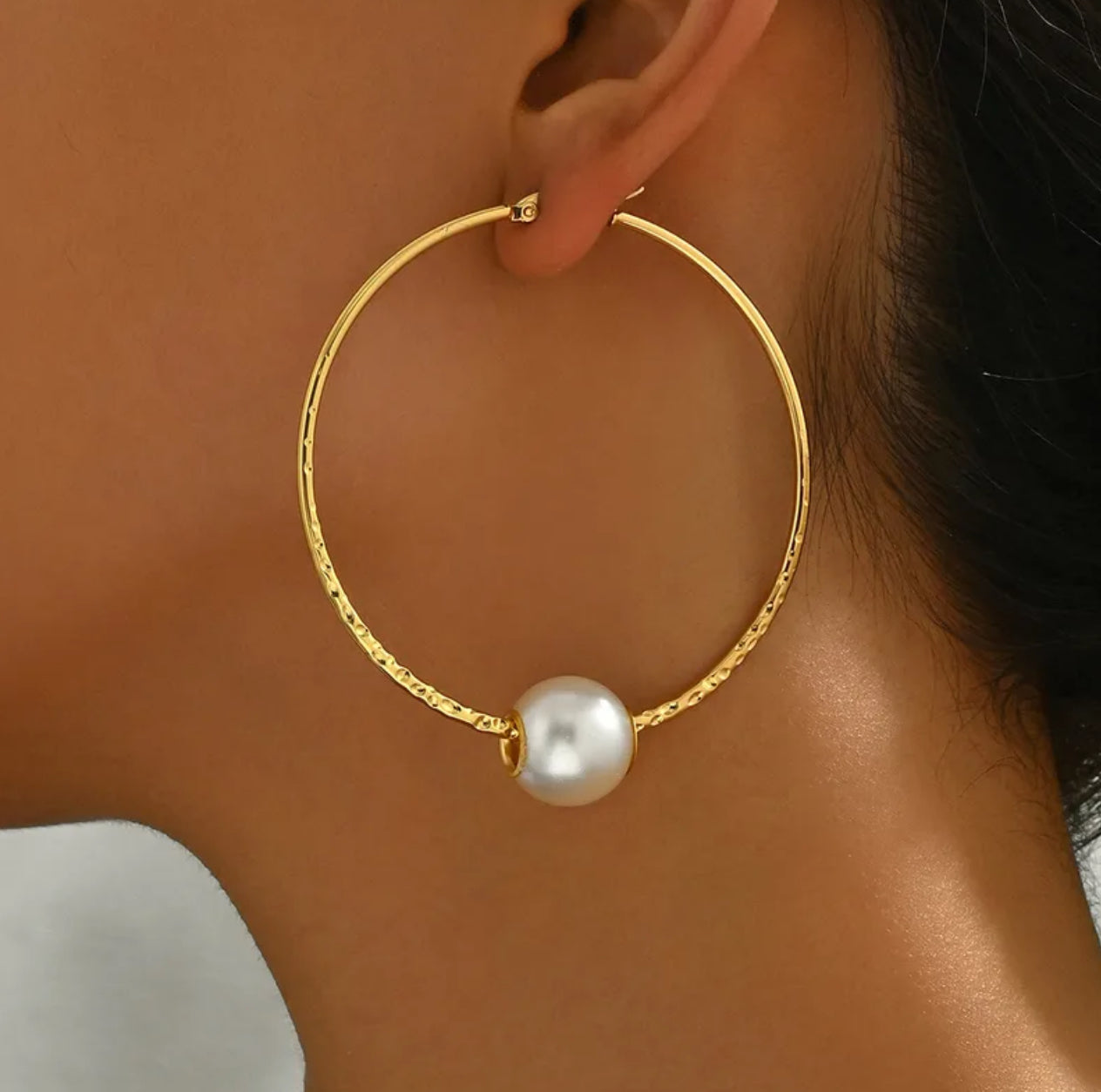 Pearl Hoops